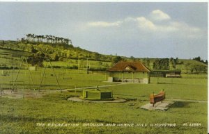 Somerset Postcard - The Recreation Ground and Herne Hill - Ilminster - Ref 7167A