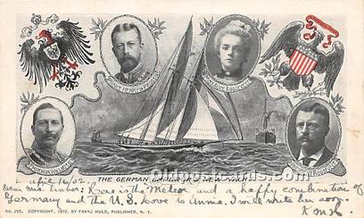 The German Emperor's New Yacht President Theodore Roosevelt 1902 writing on f...