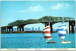 Postcard - Champlain Bridge - Montreal, Canada 