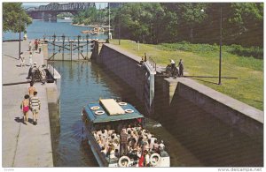 Rideau Locks on Ottawa River, Ferry Boat, OTTAWA, Ontario, Canada, 40-60´