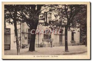 Old Postcard Post Hotel Chatelaillon Post
