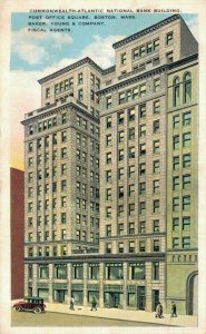 USA Commonwealth Atlantic National Bank Building Boston Vintage Postcard 07.72 