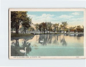 Postcard Lake In Columbia Park, Lafayette, Indiana