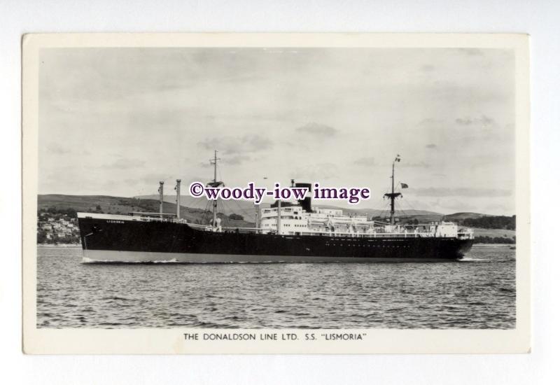 cb1072 - Donaldson Line Cargo Ship - Lismoria , built 1945 - postcard