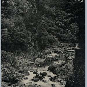 c1920s Yamaguchi, Japan Chomon Ravine or Chomonkyo Gorge Abugawa Abu River A195