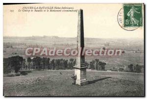 Old Postcard Arques La Bataille The Field Of Battle And The Monument