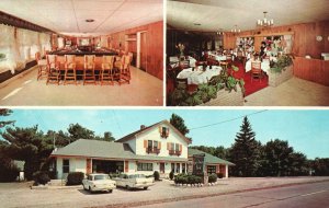 Vintage Postcard Multi View Karsten's Inn Hotel Port Jervis New York N. Y.