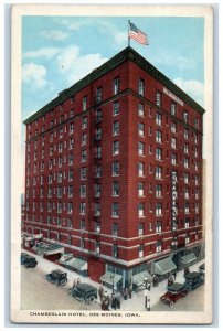 c1920's Chamberlain Hotel Des Moines Iowa IA Antique New Era Sales Co. Postcard