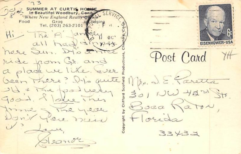 Curtis House Where New England Really Begins - Woodbury, Connecticut CT