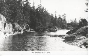 McGregor Bay ON Ontario Vintage Real Photo Postcard D23