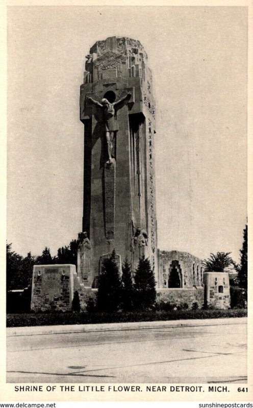 Michigan Detroit Shrine Of The Little Flower