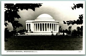 RPPC Jefferson Memorial Washington DC UNP Postcard I14