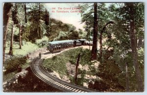 1910's MILL VALLEY & MT TAMALPAIS SCENIC RAILWAY TOURIST TRAIN CALIFORNIA
