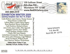 Red Eft Gallery, Exhibition Winter 2009  