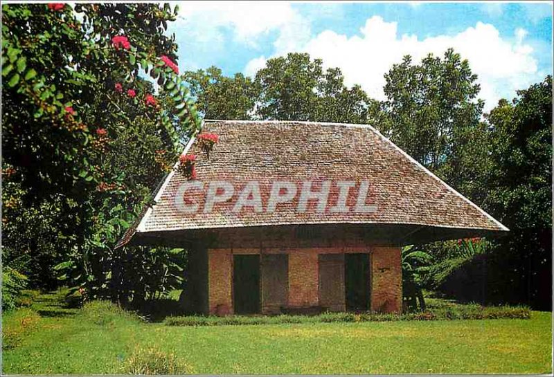 Postcard Modern African House Melrose Plantation Near Natchitoches Louisiana