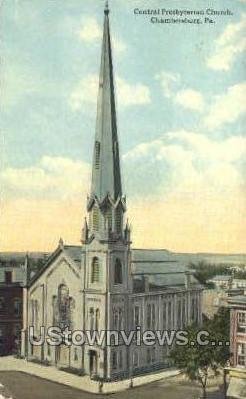 Central Presbyterian Church - Chambersburg, Pennsylvania PA  