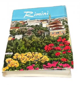 Rimini Italy City Scenic Landmarks Postcard Booklet 18 Photos