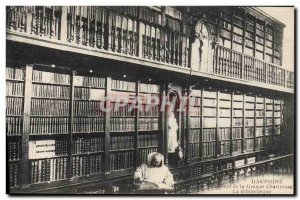 Postcard Old Library Dauphine Convent of the Grande Chartreuse