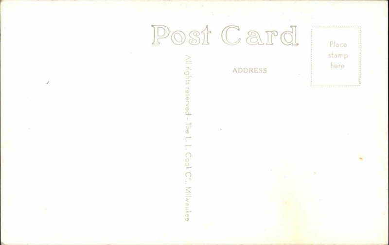 ST CLOUD FLORIDA FL The Woman's Club Vintage LL COOK RPPC Real Photo Postcard