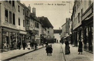 CPA CHAGNY - Rue de la Republique (295487)