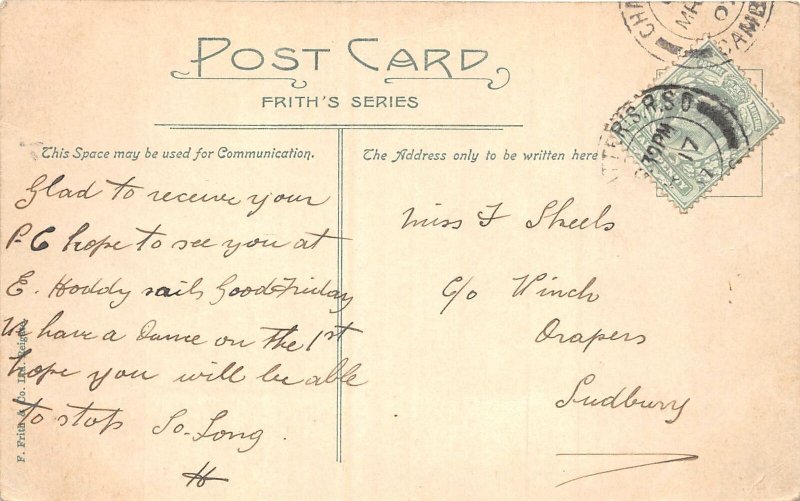 Lot298 you and i donkey comic postcard uk