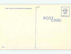 Linen comic signed WIFE SLEEPS WHILE MAN CHANGES BABY DIAPER HL3478