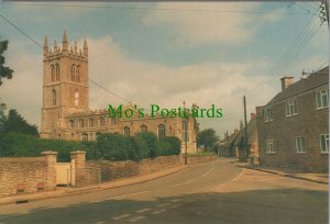 Northamptonshire Postcard - Titchmarsh Church of St Mary The Virgin  RR19179