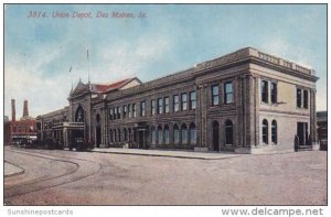 Union Depot Des Moines Iowa 1912