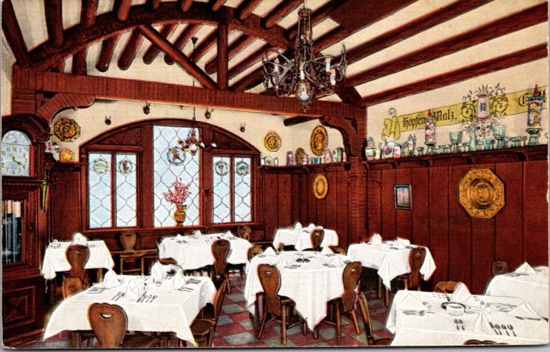 Linen Postcard Karl Ratzsch's Restaurant 320 E. Mason Street Milwaukee Wisconsin