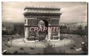 Old Postcard Paris Place of the 39Etoile & # & # Triumph 39Arc