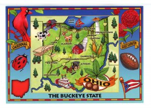 OH - Ohio Map & Highlights   (continental size)