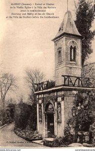 France Albert Doorway and Belfry Of Old Church At Villa des Rochers Before Th...