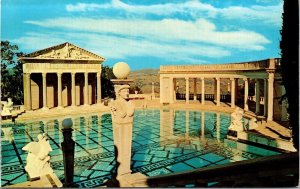 Hearst San Simeon Historical Monument Neptune Pool California Chrome Postcard 