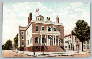 Salem  Massachusetts  Custom House Postcard c1910