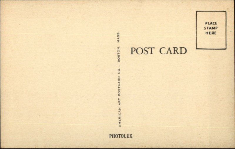 Marblehead Massachusetts Adams Casa 1940s Coches Postal 