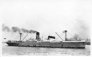 S.S. Egyptian Prince  Real Photo S.S. Egyptian Prince , Prince Line Ltd. View...