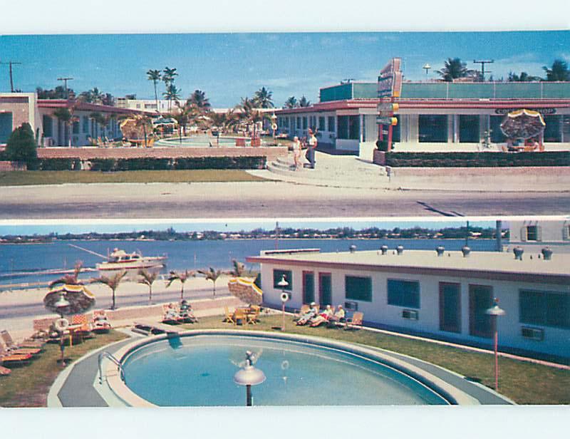 Unused Pre-1980 MIRADOR MOTEL Hollywood Beach Florida FL n8921