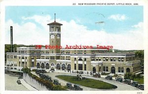 AR, Little Rock, Arkansas, Missouri Pacific Railroad Depot Train Station