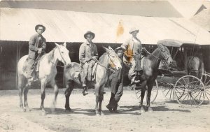 F88/ Cestos Oklahoma RPPC Postcard c1910 Wilt Boy Horses Buggy