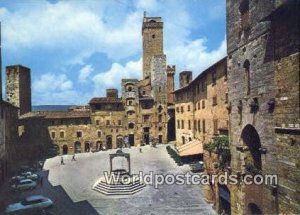 Piazza Della Cisterna Citta Di San Gimignano, Italy Unused 