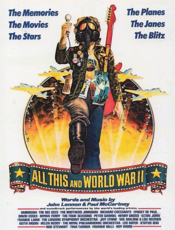 All This And & World War II WW2 Music Film Postcard