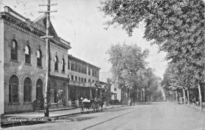 WASHINGTON NEW JERSEY-POST OFFICE 1912 POSTMARK G V MILLAR PUBL POSTCARD