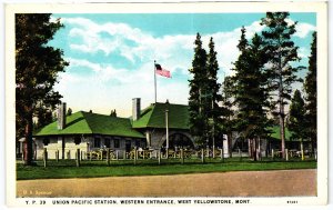 13979 Union Pacific Railroad Station, West Yellowstone, Montana