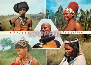 Postcard Modern African Tradition Folklore