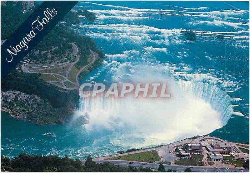 Postcard Modern Niagara Falls Reviews view of the Canadian Horseshoe Falls