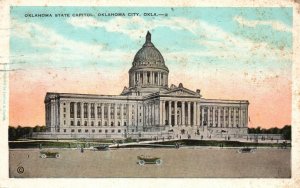 Vintage Postcard 1930 Oklahoma State Capitol Building Oklahoma City OK Structure