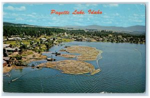 1968 Aerial View Of Payette Lake Boise Idaho ID Posted Vintage Postcard