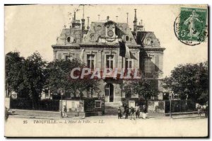 Old Postcard Trouville L & # 39Hotel City