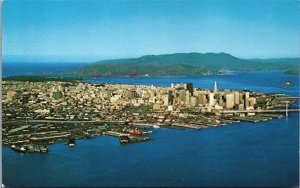 San Francisco Bay Bridge Golden Gate California Postcard C263