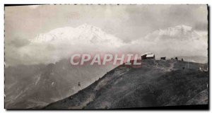 Postcard Modern Massif Du Mont Blanc Mont d & # 39Arbois and Cable car from S...